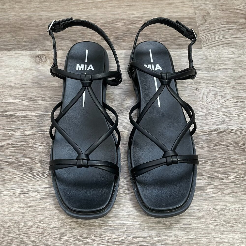 Square Toe Strappy Sandals 8.5